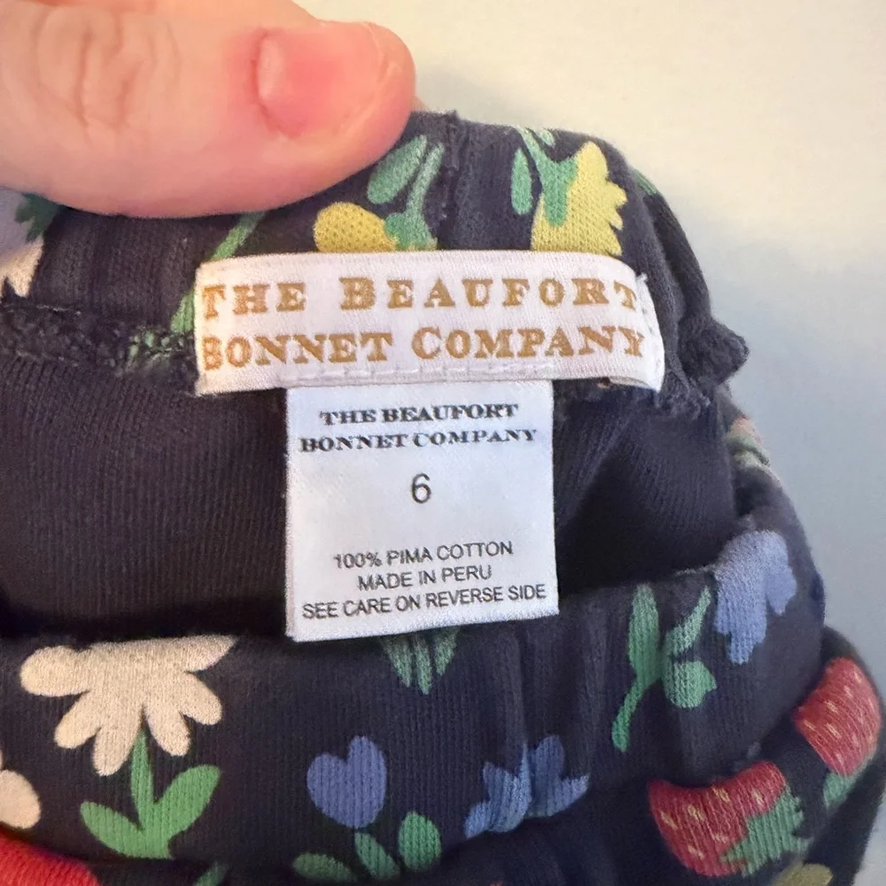 The Beaufort Bonnet Company Navy Floral Print Shorts - Picture 3 of 3